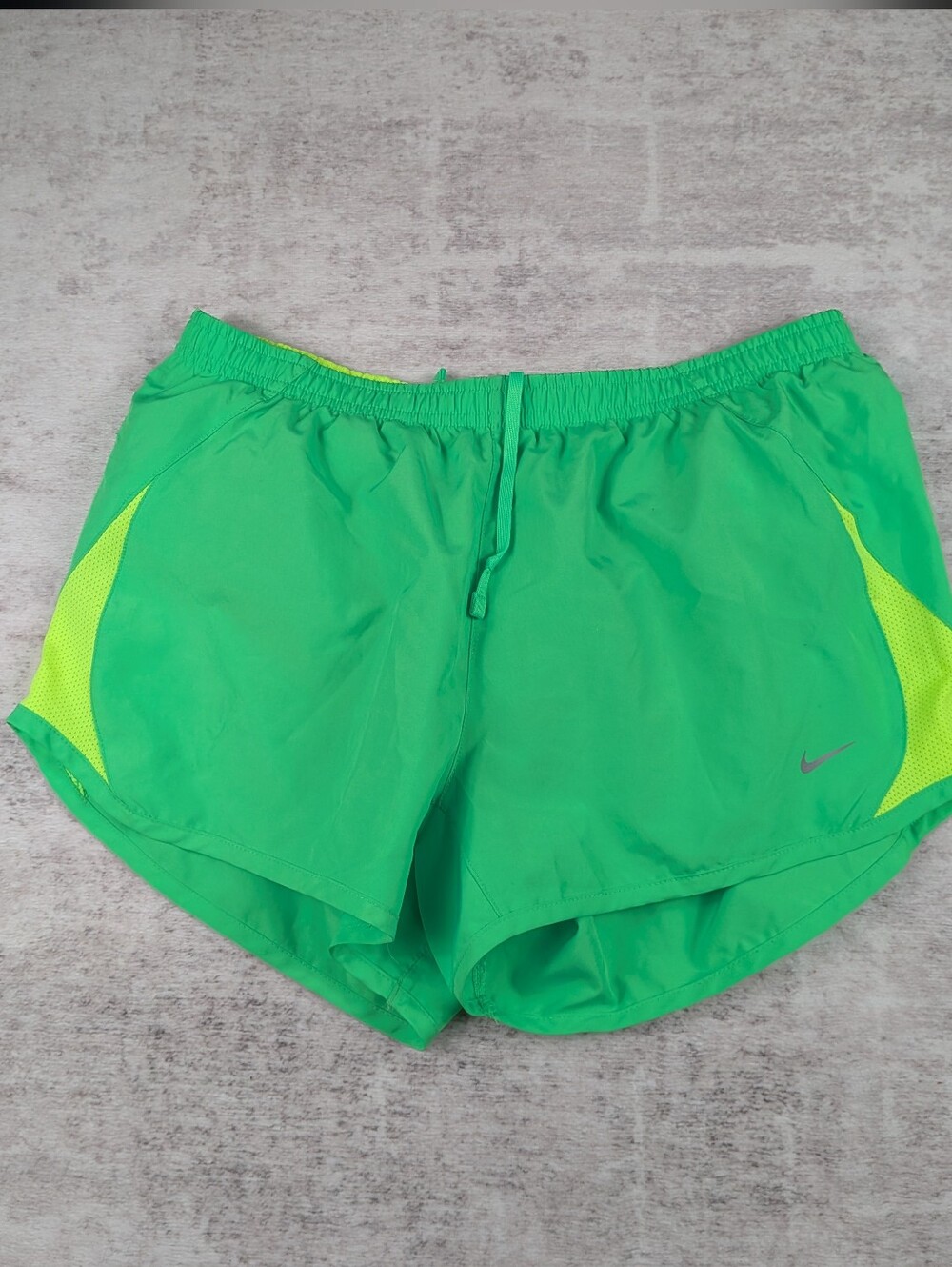 Nike Women’s Neon Green Athletic Running Shorts